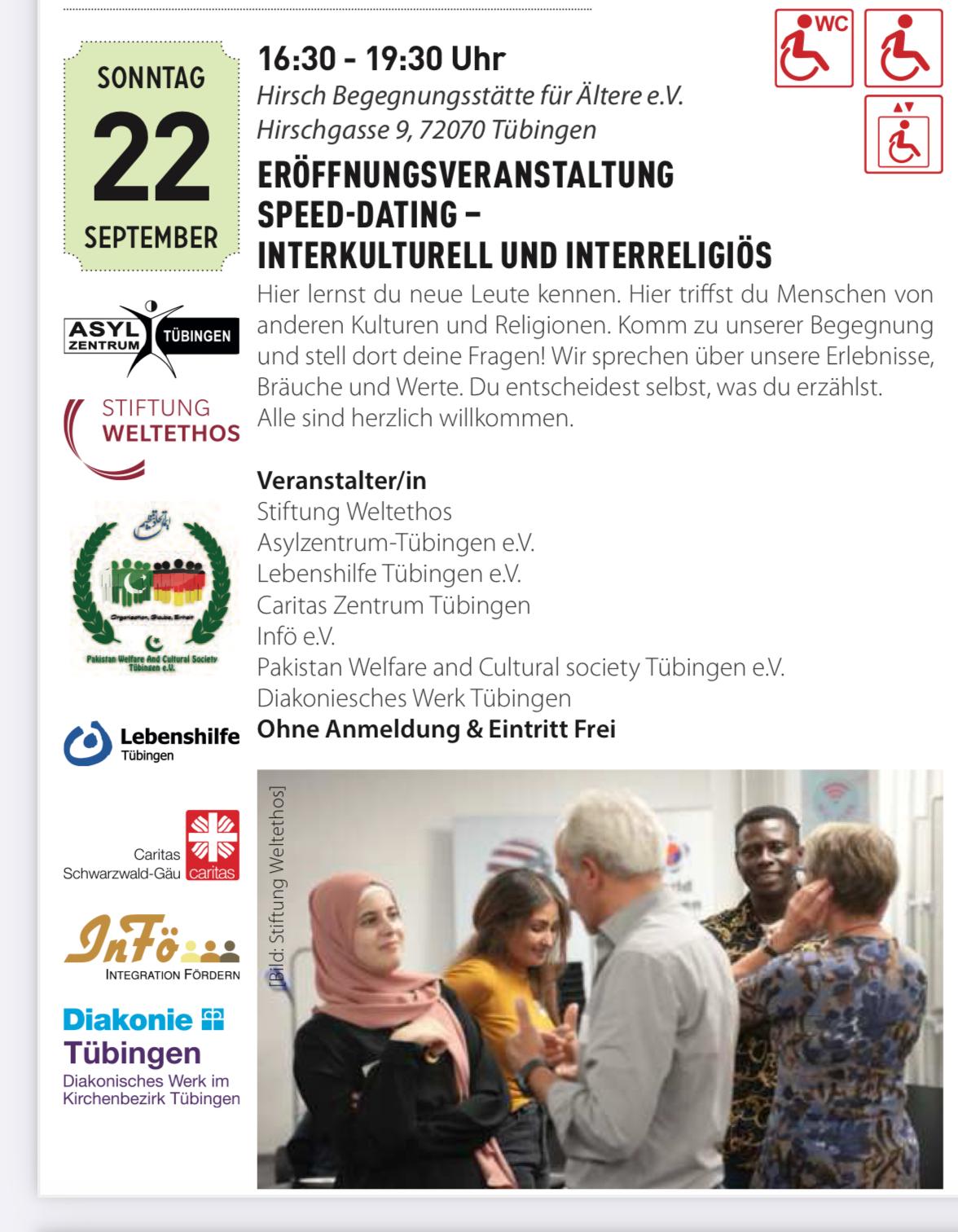 Eröffnungsveranstaltungg Speed-Dating - Interkulturell und Interreligiös