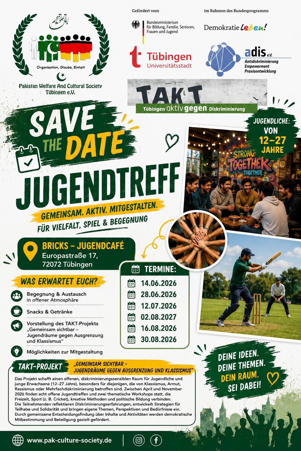 TAKT - Gemeinsam Sichtbar - Jugendtreff